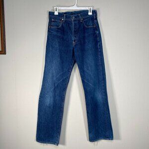 Vintage Levi's 702 XX Selvedge Denim Jeans Men's W32 Big E Buckleback Japan